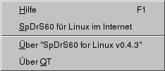 Hilfe-Menü
