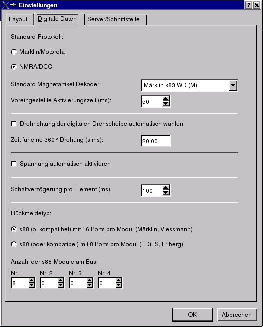Daten-Karteikarte