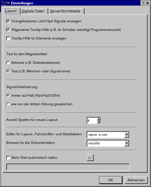 Gleisbild-Karteikarte