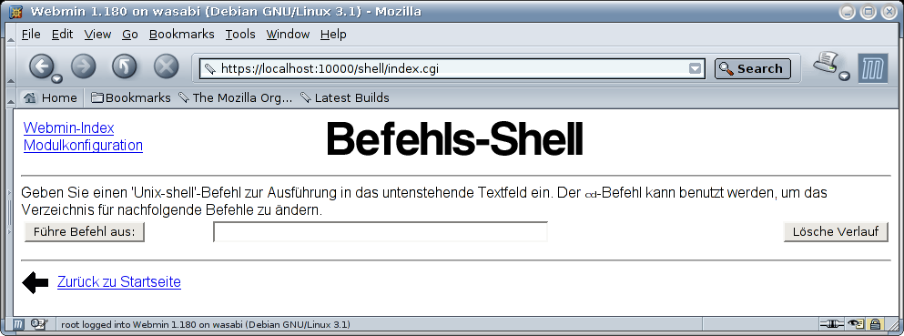 Kategorie Andere - Befehls-Shell
