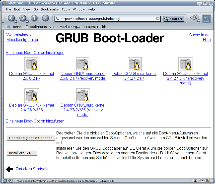 Kategorie Hardware - GRUB