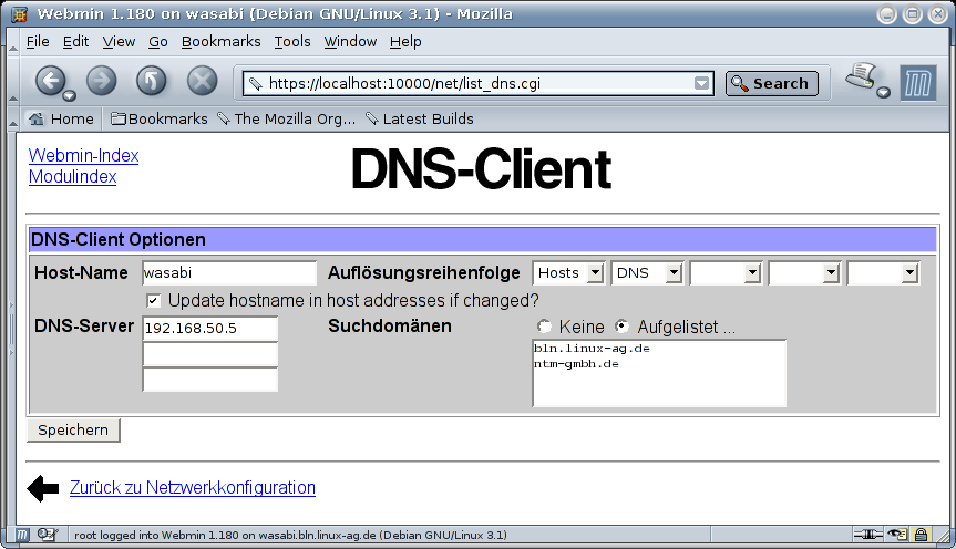 Kategorie Hardware - Netzwerk - DNS-Client