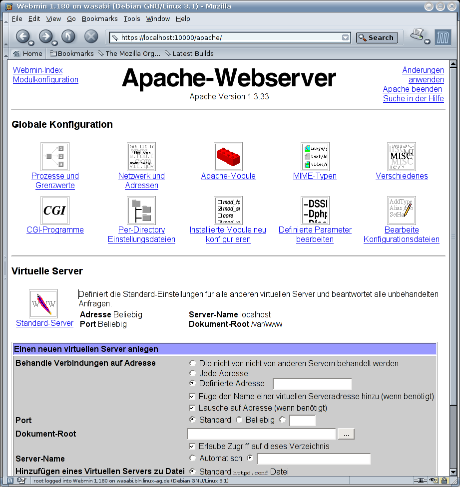 Kategorie Server - Apache