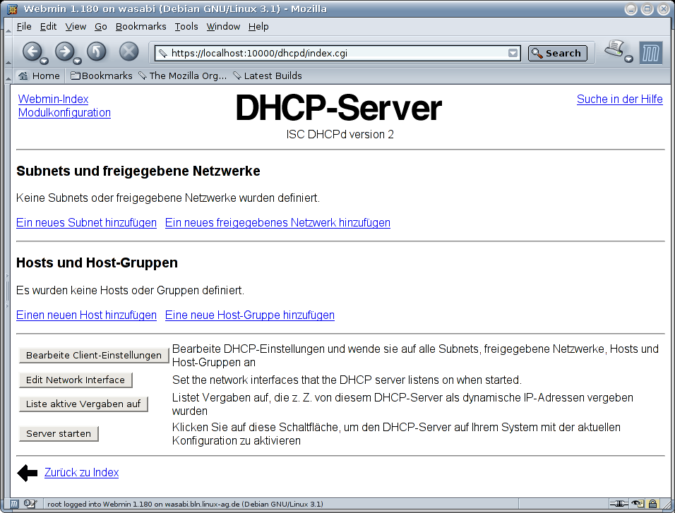 Kategorie Server - DHCP